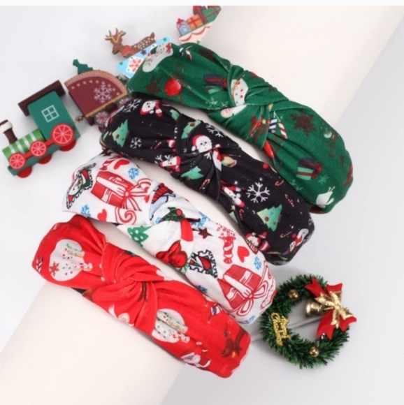 Christmas Headbands - Snowflake Santa Claus Snowman Tree You - Choose One NWOT - Picture 5 of 6